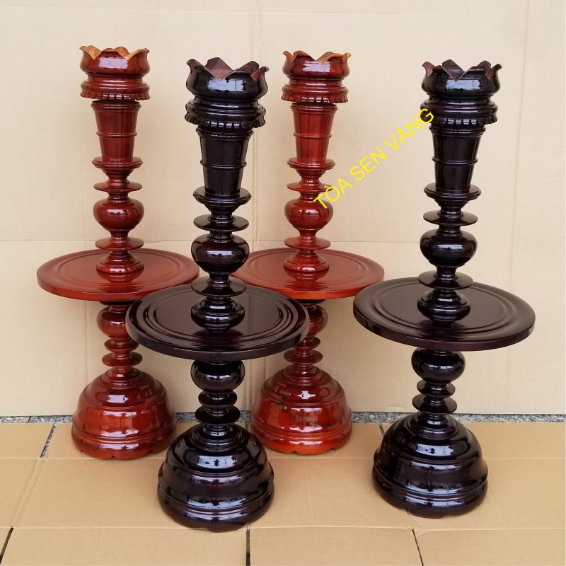 [HCM]Chân Đèn Gỗ - Chân Đèn Thờ Cao 70cm