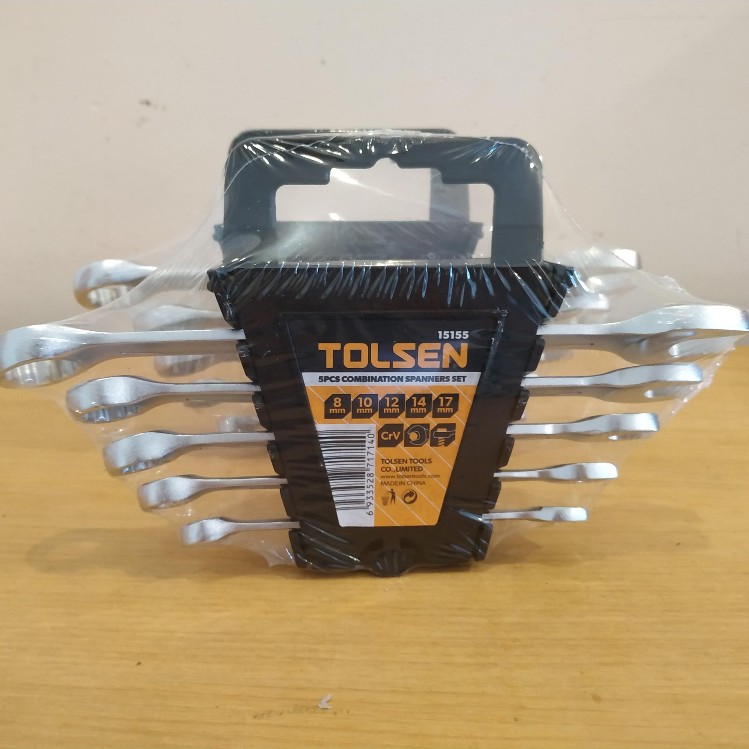 Bộ 5 cờ lê Tolsen đủ kích cỡ 8 đến 17mm