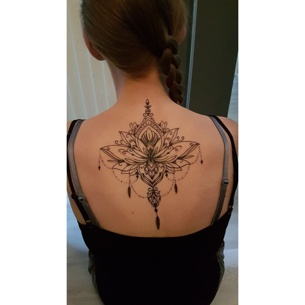 Mực henna Ấn Độ chính hãng( tặng 6 khuôn xăm)
