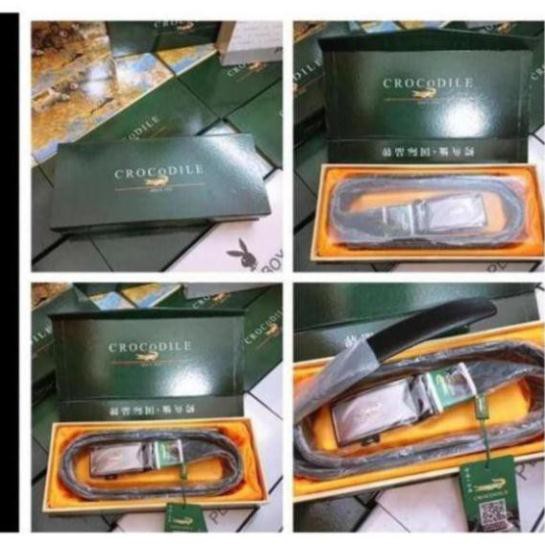 Thắt Lưng Cá Sấu Nam Cao Cấp Crocodile
