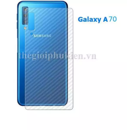 Dán Mặt Sau Lưng Carbon 3D Samsung Galaxy A70
