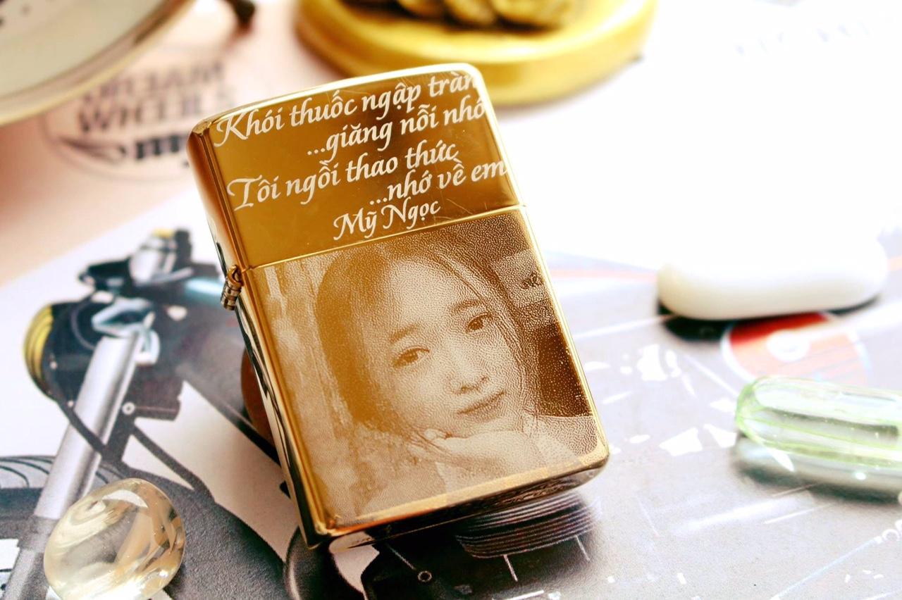 [HCM]Bật Lửa Zippo Khắc Tên Hình Theo Yêu Cầu