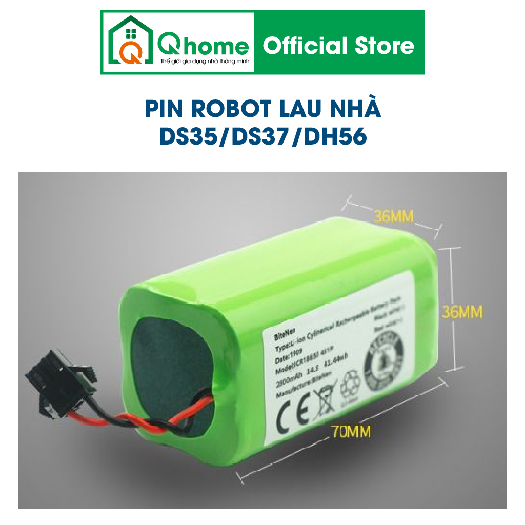 Pin robot lau nhà DS35/DS37/DH56