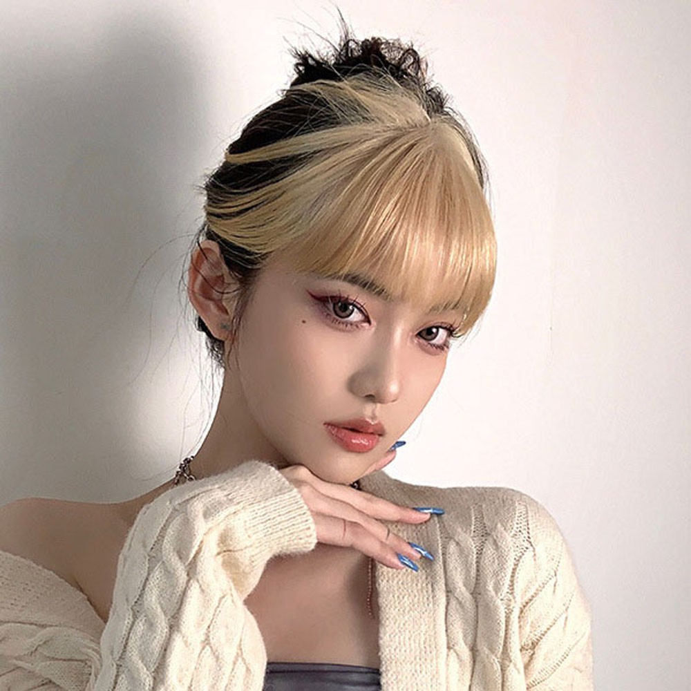 [ Mã 99FASHIONSALE1 giảm 10K đơn 50K ] Mái Tóc Giả 3d Xinh Xắn Dành Cho Nữ