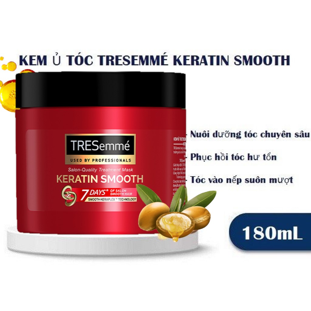 TRESemmé Keratin Smooth Deep Smoothing Salon-Quality Treatment Mask180ml
