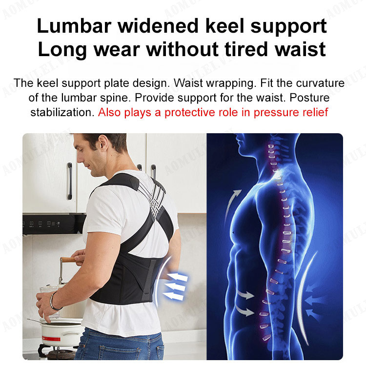 aomulei Adult anti-hunchback posture correction invisible back correction belt