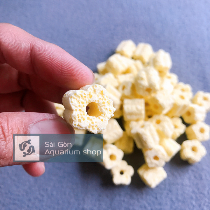 200g Sứ Viên Hoa Mai Lọc Nước Cho Hồ Cá Cảnh, Hồ Thủy Sinh Tạo Môi Trường Lý tưởng Cho NHững Chú Cá Của Bạn