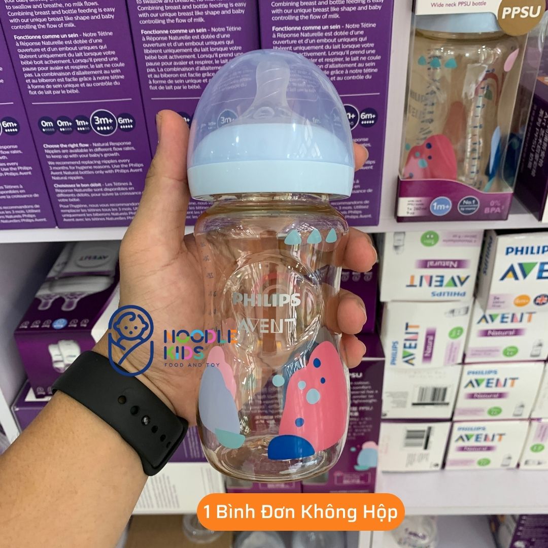 Bình sữa Philips Avent PPSU thiết kế tự nhiên 260ml