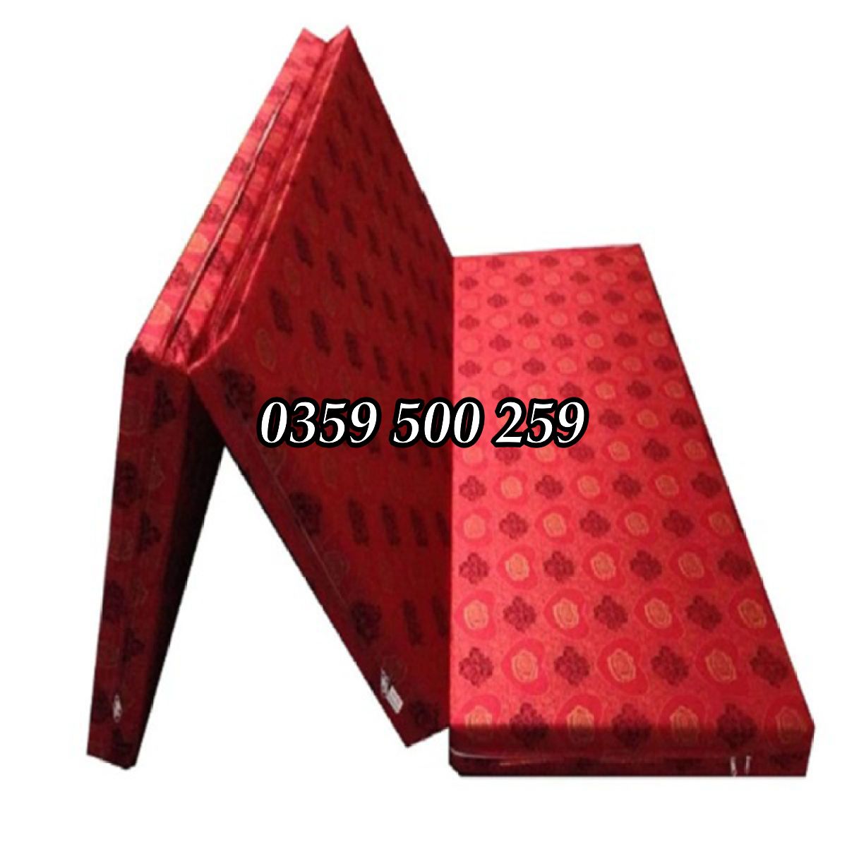 nệm PE gấp 3 giá rẻ đủ kích thước HCM