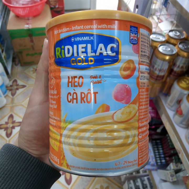 BỘT ĂN DẶM RIDIELAC LON 350g