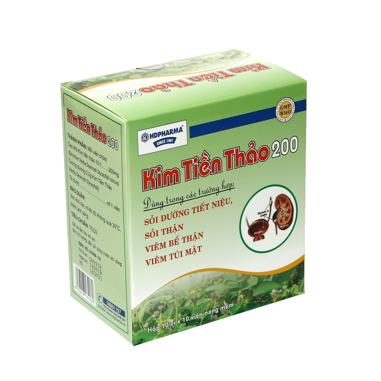 Kim Tiền Thảo 200mg - Giảm sỏi thận - sỏi đường tiết niệu - viêm bể thận - viêm túi mật