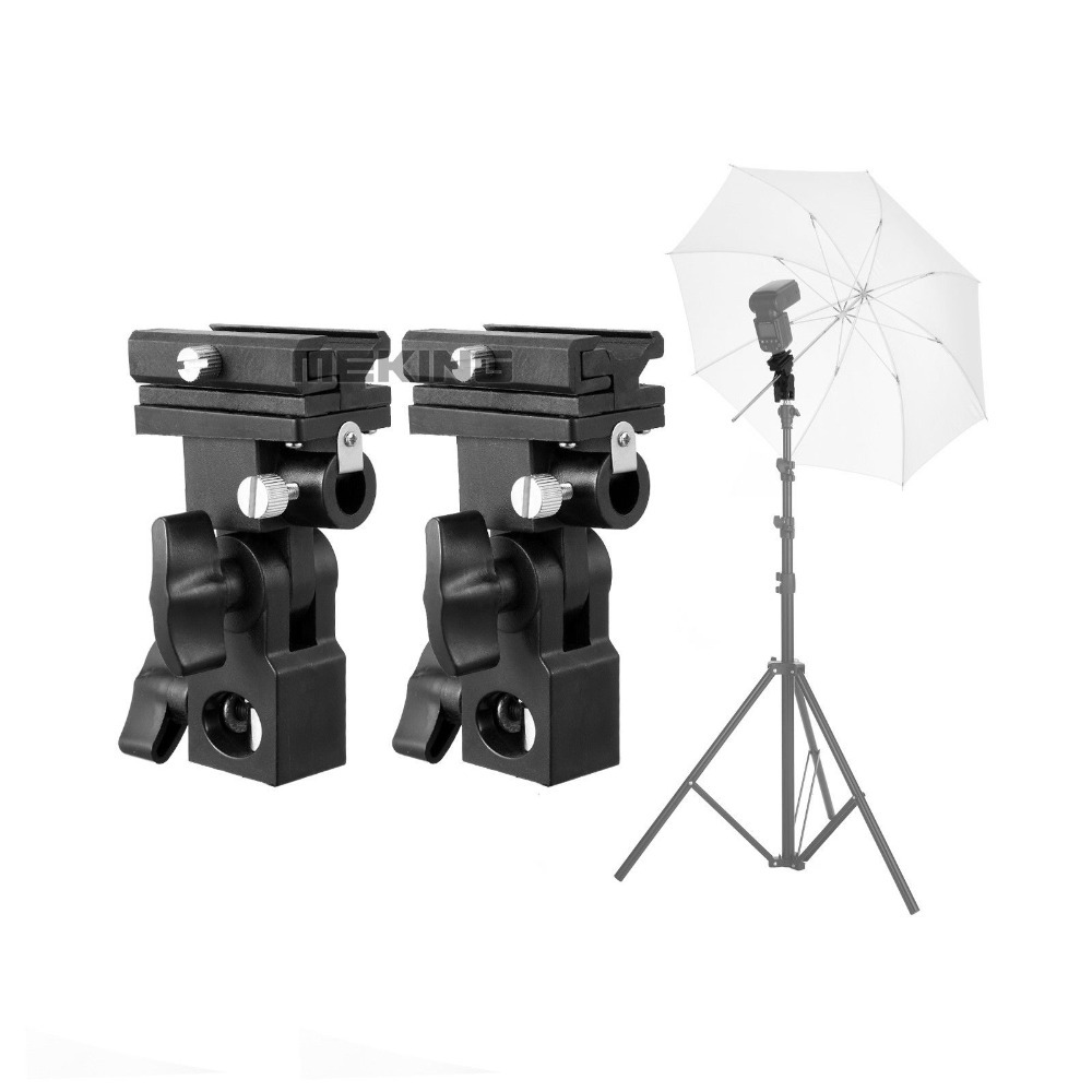 Selens Khung B Đèn Flash Ô Gắn Giày Nóng Giá Đỡ Gắn Xoay Cho Chân Đèn Đèn Flash 2 Cái