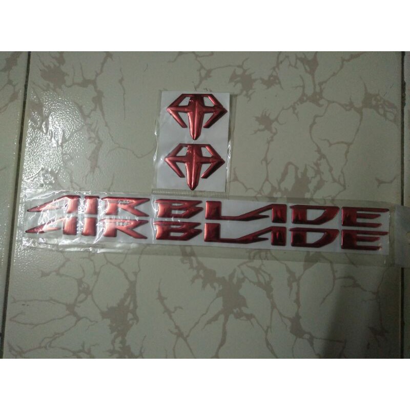 Tem Nổi AirBlade + Logo Kim Cương Đỏ