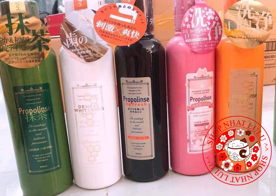 Nước súc miệng Nhật Bản Propolinse 600ml