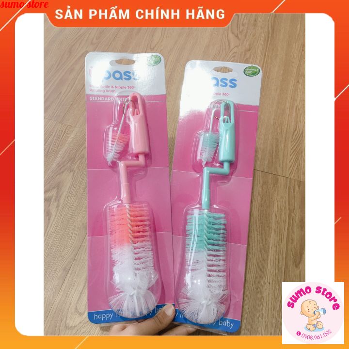 Cọ bình sữa và núm ty 360 độ Upass Thái Lan