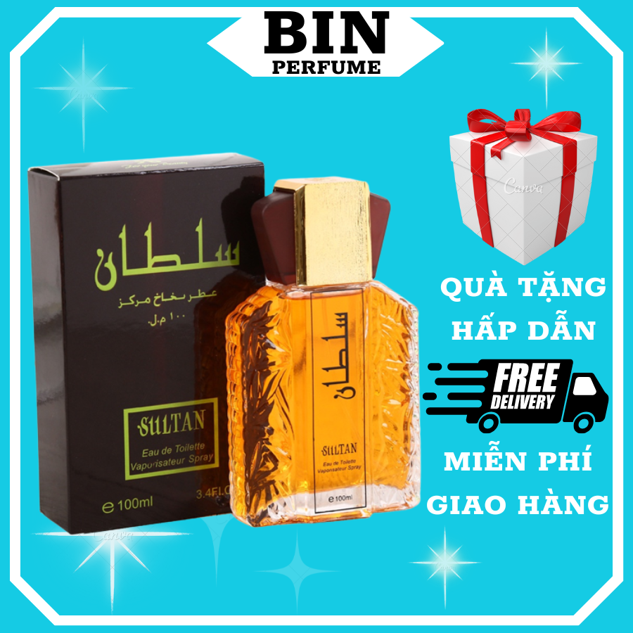 Nước Hoa Nam Dubai SULTAN Gold 100ml