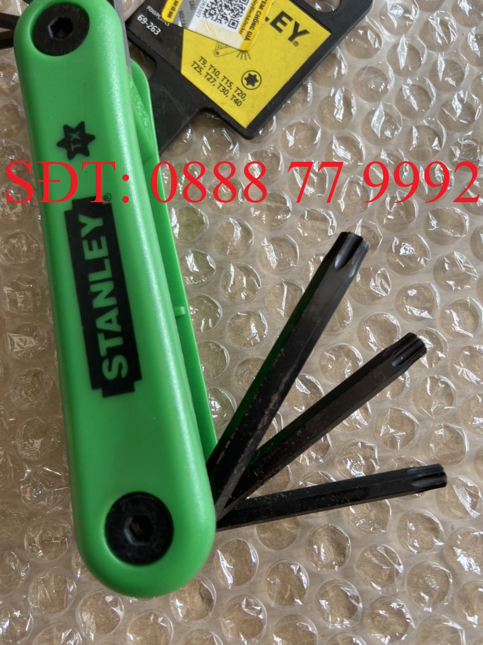 Bộ lục giác gập sao 8 cây Stanley 69-263