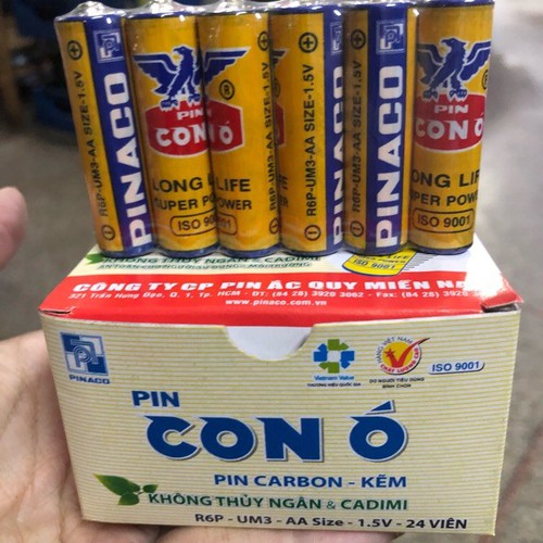 Hộp 24 Viên Pin Tiểu  Con Ó 1.5V