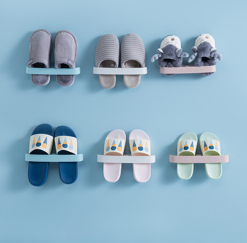 Giá đỡ gắn tường treo dép đa năng