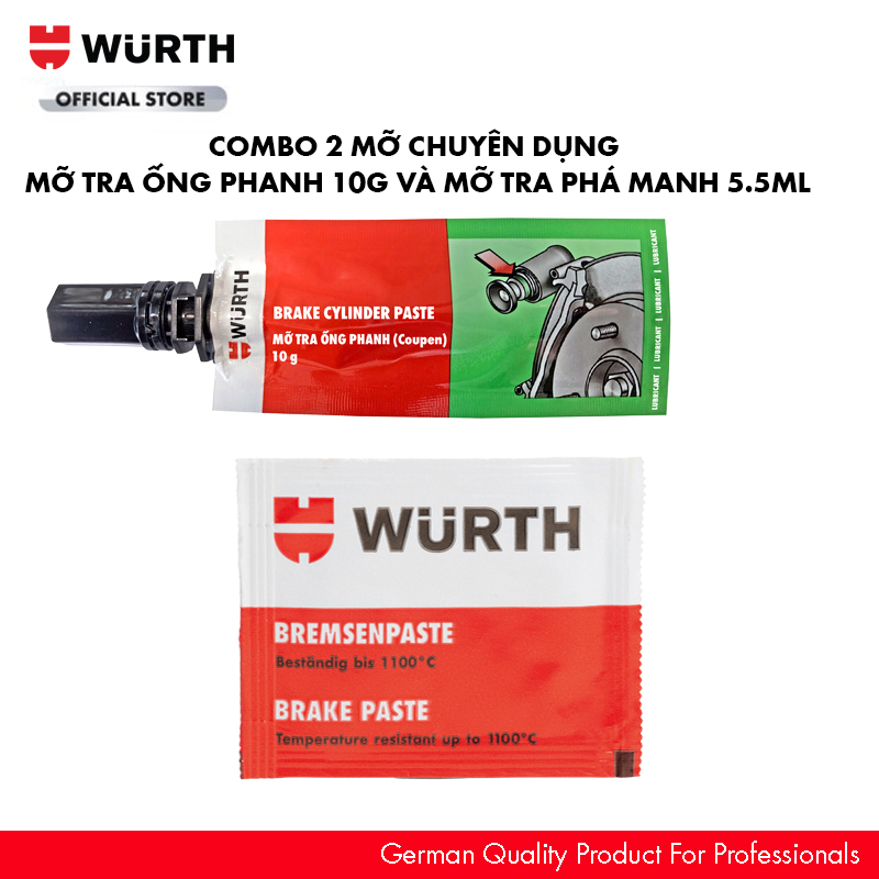 Wurth Combo 2 Type Of Brake Paste