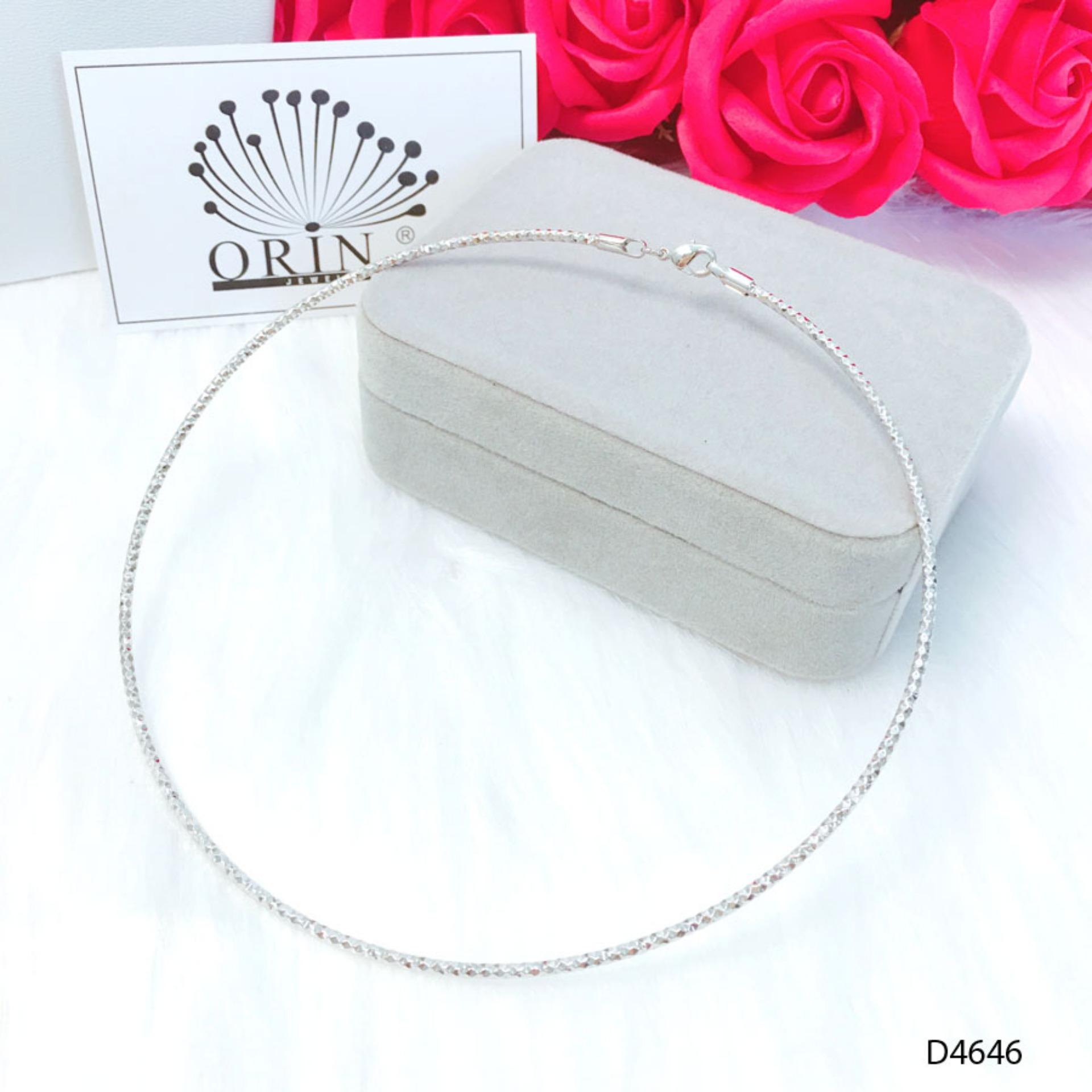 Kiềng bạc, vòng cổ  thiết kế thời thượng Orin D4646