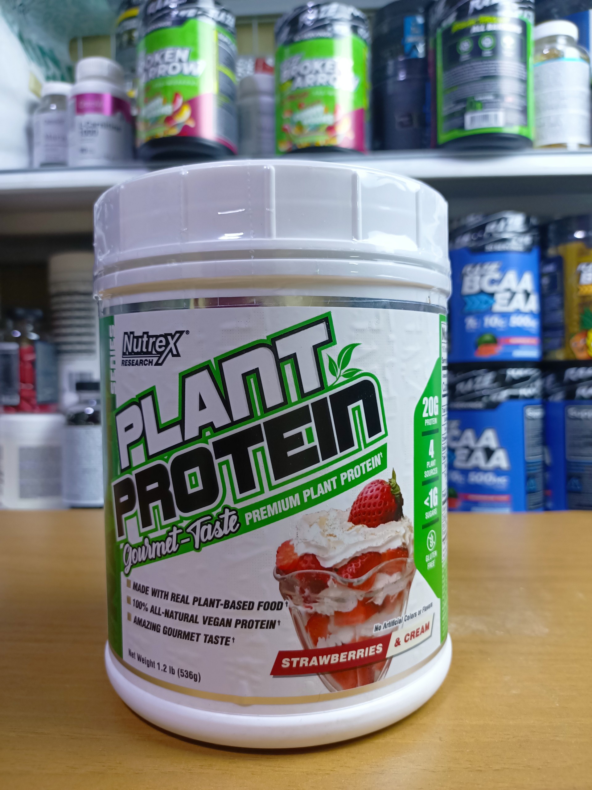 Whey thực vật Plant Protein (576g) Nutrex - Whey dành cho người ăn chay