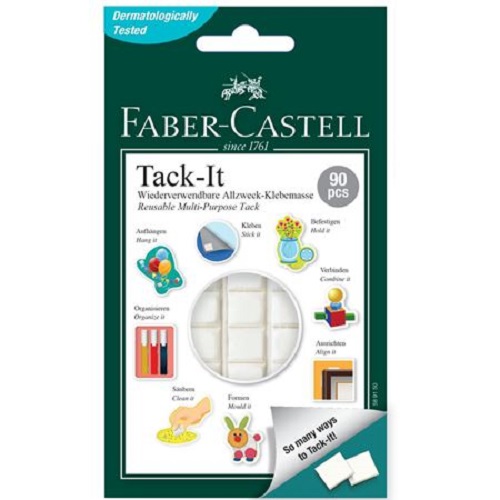 ĐẤT SÉT DÍNH TACK-IT FABER CASTELL VỈ 42,90 MIẾNG / KEO CHUYÊN DỤNG CHO DÂN LÀM MÓNG (GẮN, TRƯNG BÀY MÓNG MẪU)