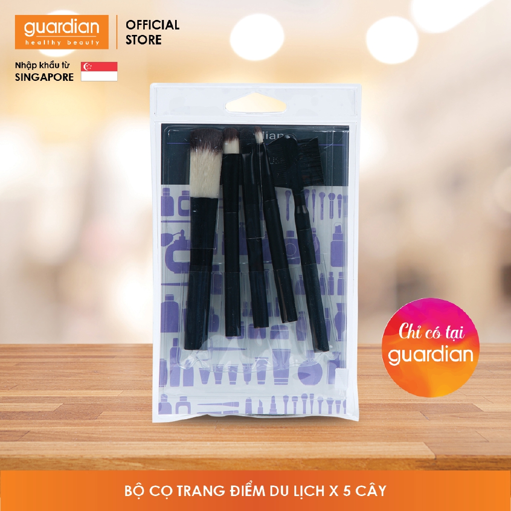 [Take-out] Bộ Cọ trang điểm du lịch Guardian – 5 cây