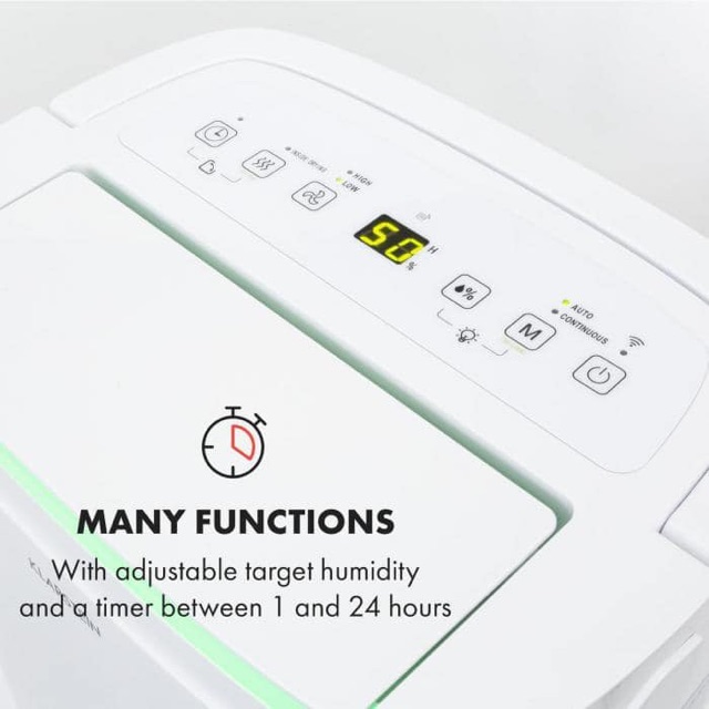 [Trả góp 0%]Máy hút ẩm Klarstein DryFy Connect 30