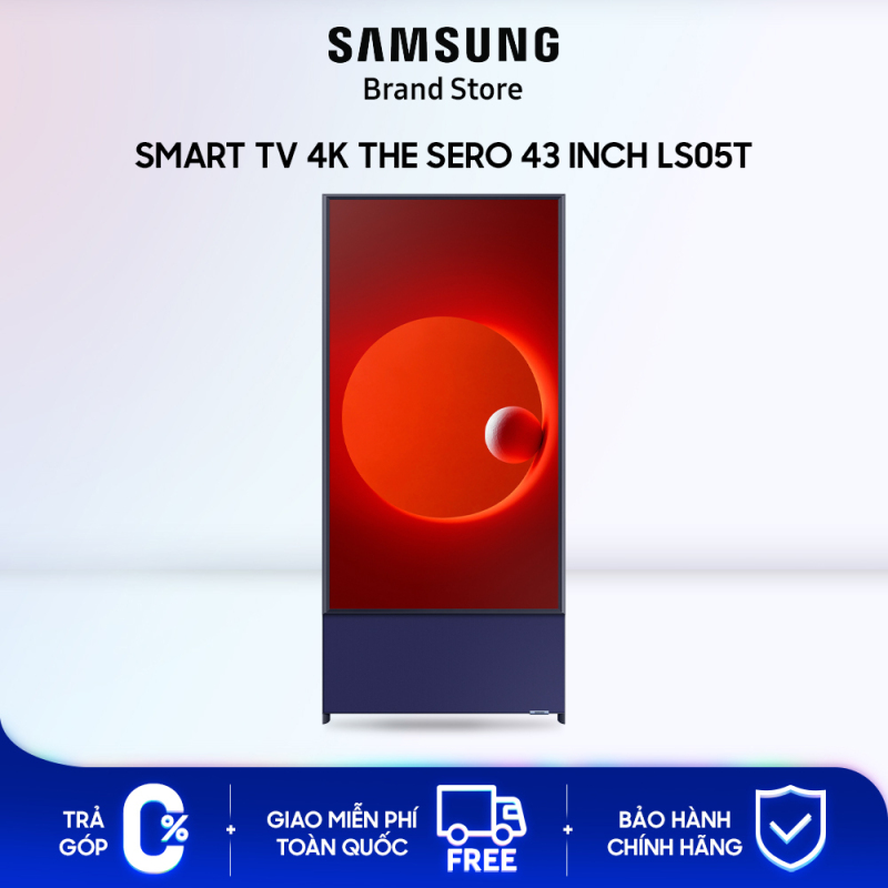 Bảng giá [Voucher 7% tối đa 700k] [TRẢ GÓP 0%] Smart TV Samsung 4K The Sero 43 inch LS05T