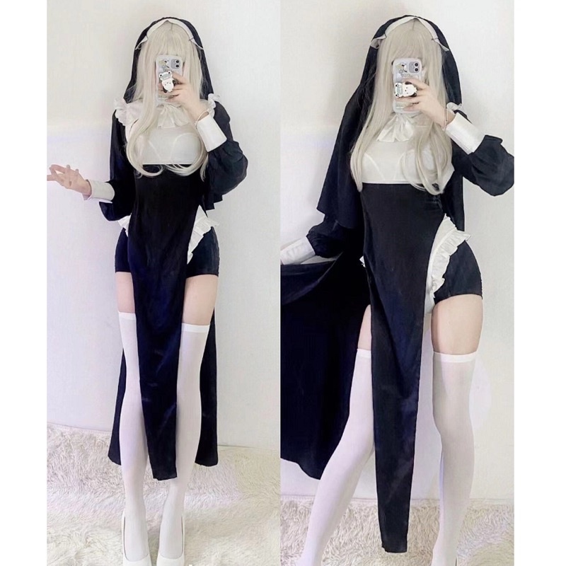┅  Sẵn- Trang phục cosplay tu nữ (kèm feedback)