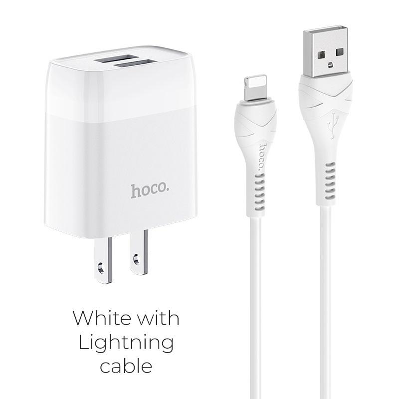 Bộ Sạc Nhanh Cổng Lightning C73 2.4A 2 USB