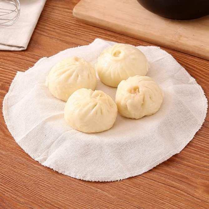 Khăn Cotton, Giấy Lót Hap Bánh Bánh Bao, Màn Thầu, Dimsum Tiện Dụng