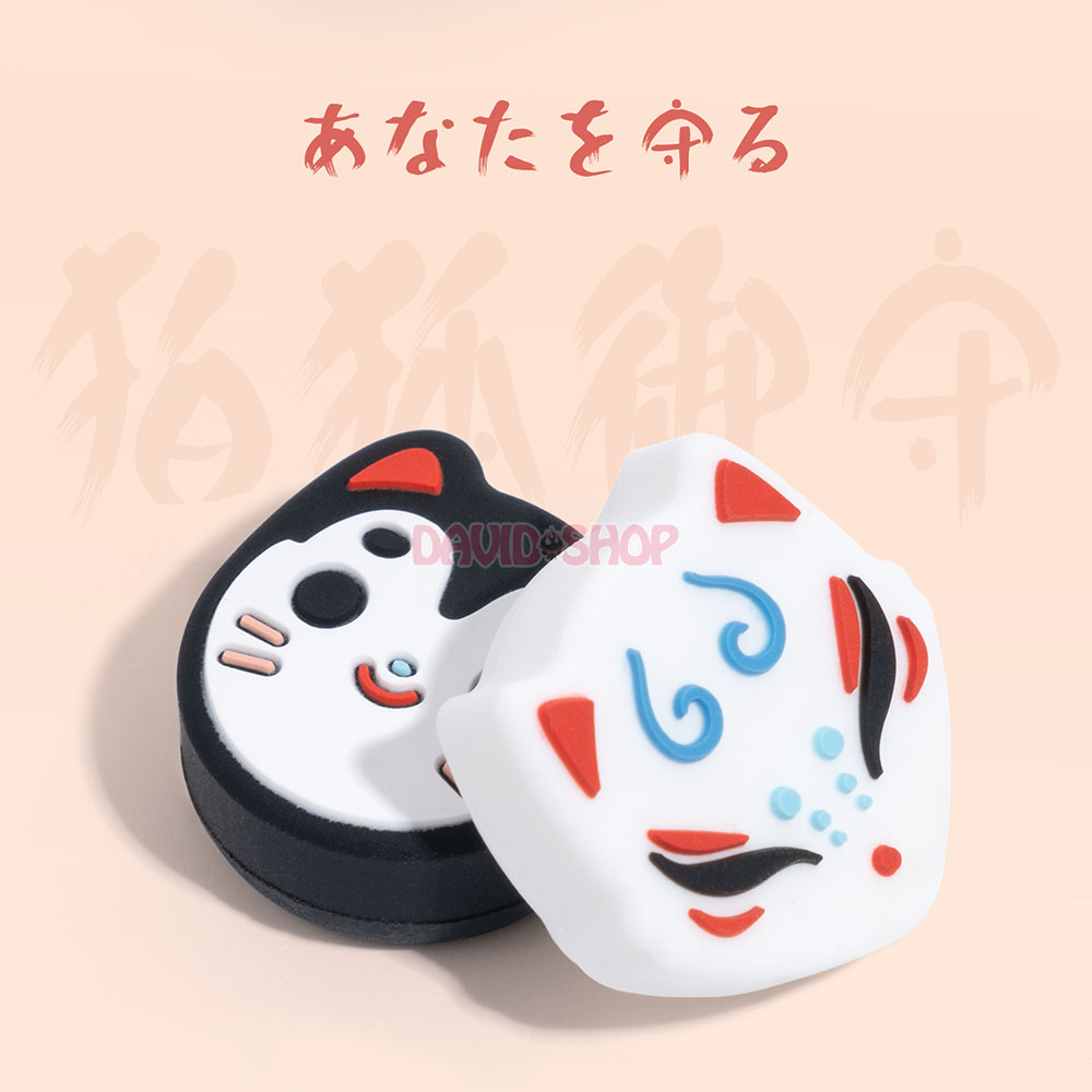 [GeekShare] Núm bọc analog Hồ Ly Kitsune cho Joy-Con - Nintendo Switch OLED, V1, V2, Lite