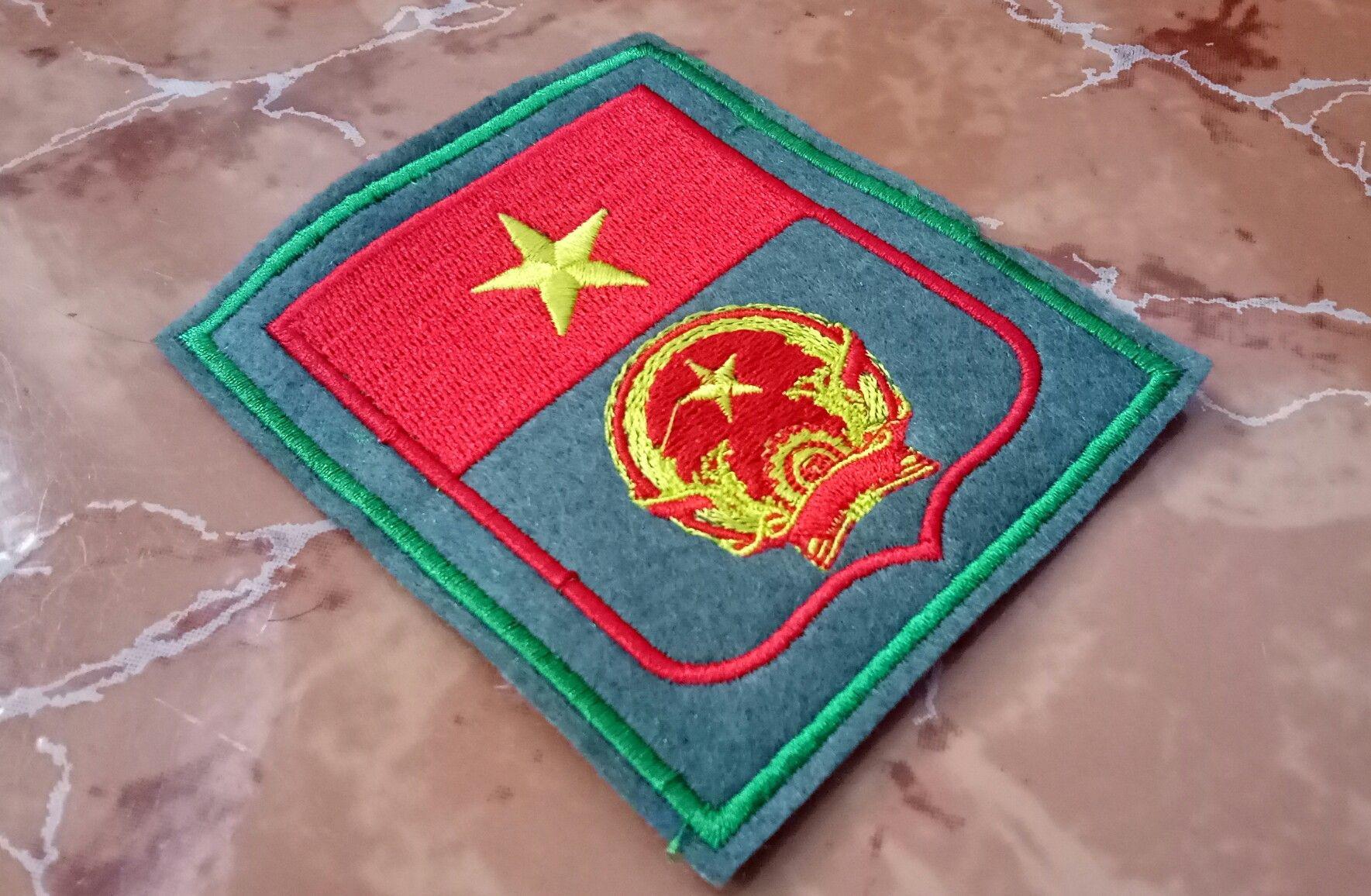 Patch vải nhám dính soviet Cờ việt nam cờ quốc huy