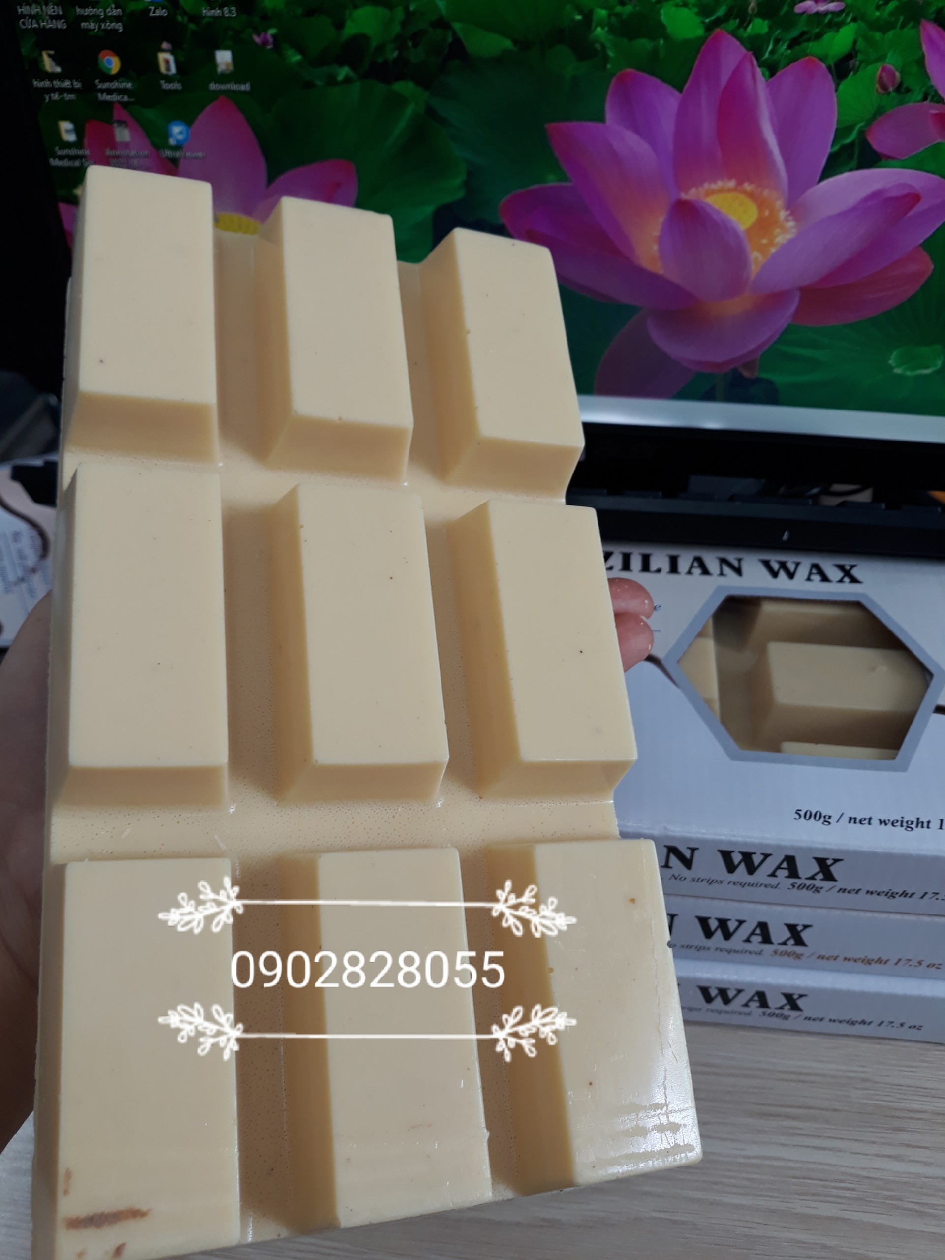 Sáp wax lông dạng cứng brazilian wax