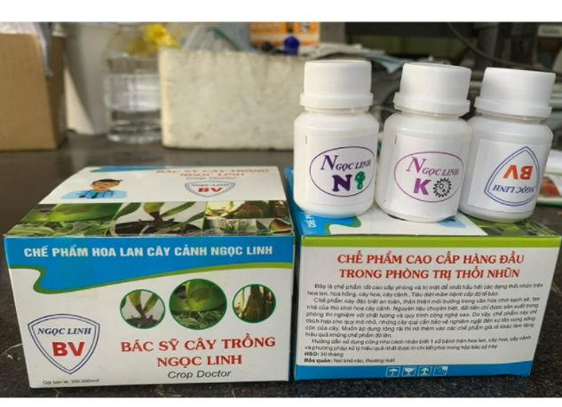 Bộ sản phẩm diệt nấm, thối nhũn cho lan (bác sĩ cây trồng Ngọc Linh)