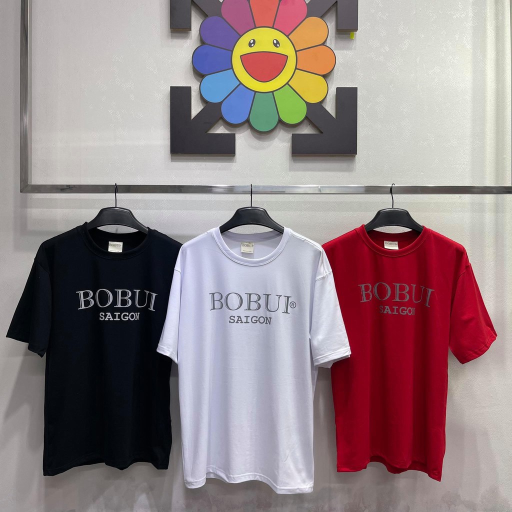 [HCM][Mã FASHIONXANH194 giảm 10K đơn từ 50K] Áo Thun BOBUI Phản Quang Full Tag LOGO