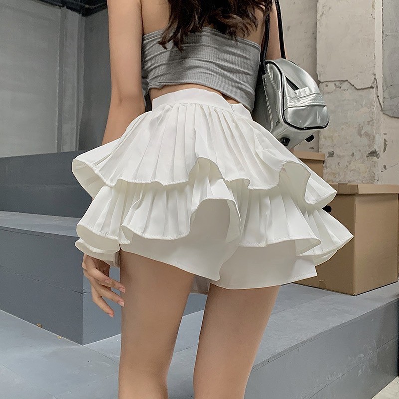 Chân váy PHỒNG 2 TẦNG THON CHÂN DÁNG XINH