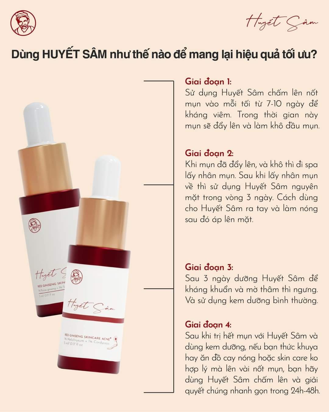 HOT Huyết Sâm Tiêu Chuẩn Bà Lão Mẫu Mới (Mua 1 Tặng 1)