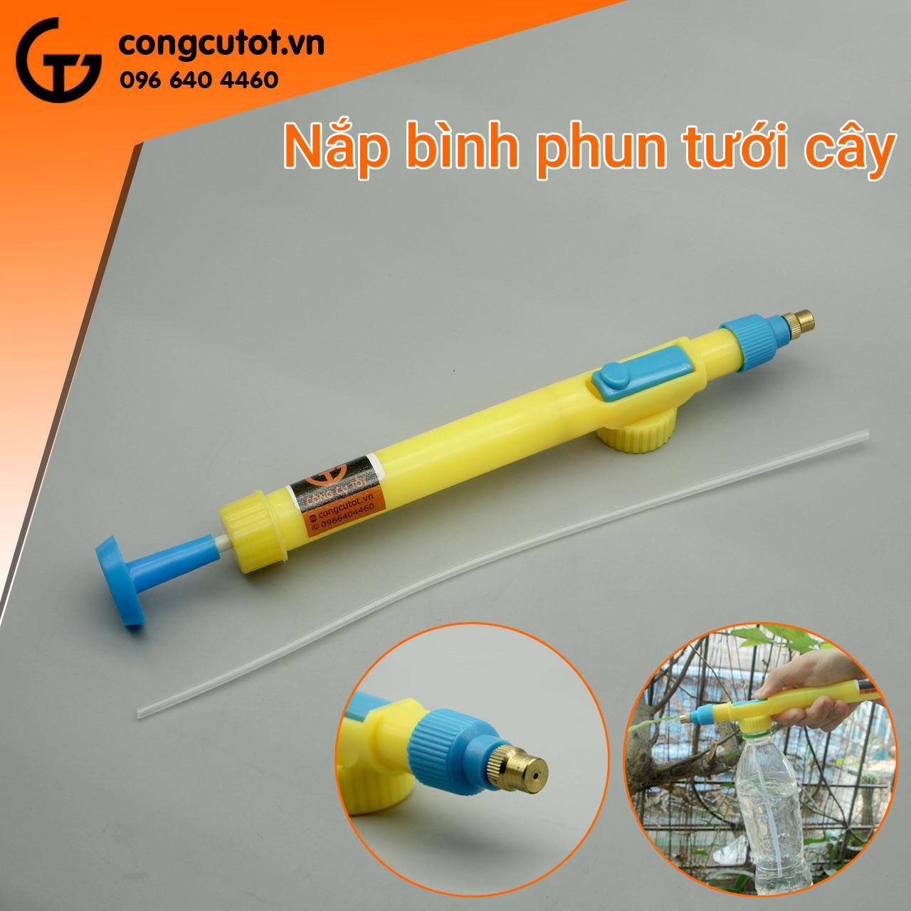 Vòi xịt tưới cây gắn đầu bình nước