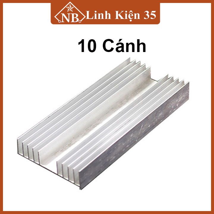 Tản nhiệt nhôm 25cm 8 cánh / 10 cánh giúp làm mát, tản nhiệt IC, cpu hiệu quả