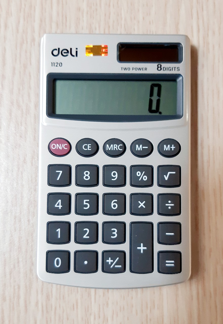 DELI máy tính bỏ túi 8 số 1120