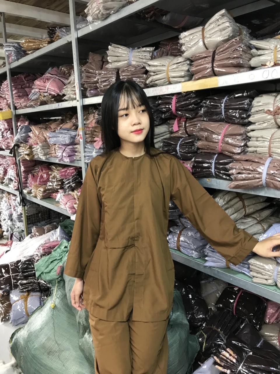 [HCM]áo lam đi chùa đẹp