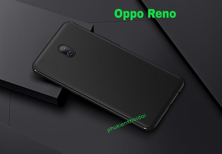 Ốp lưng Oppo Reno dẻo TPU siêu mỏng bảo vệ camera ôm khít máy cao cấp