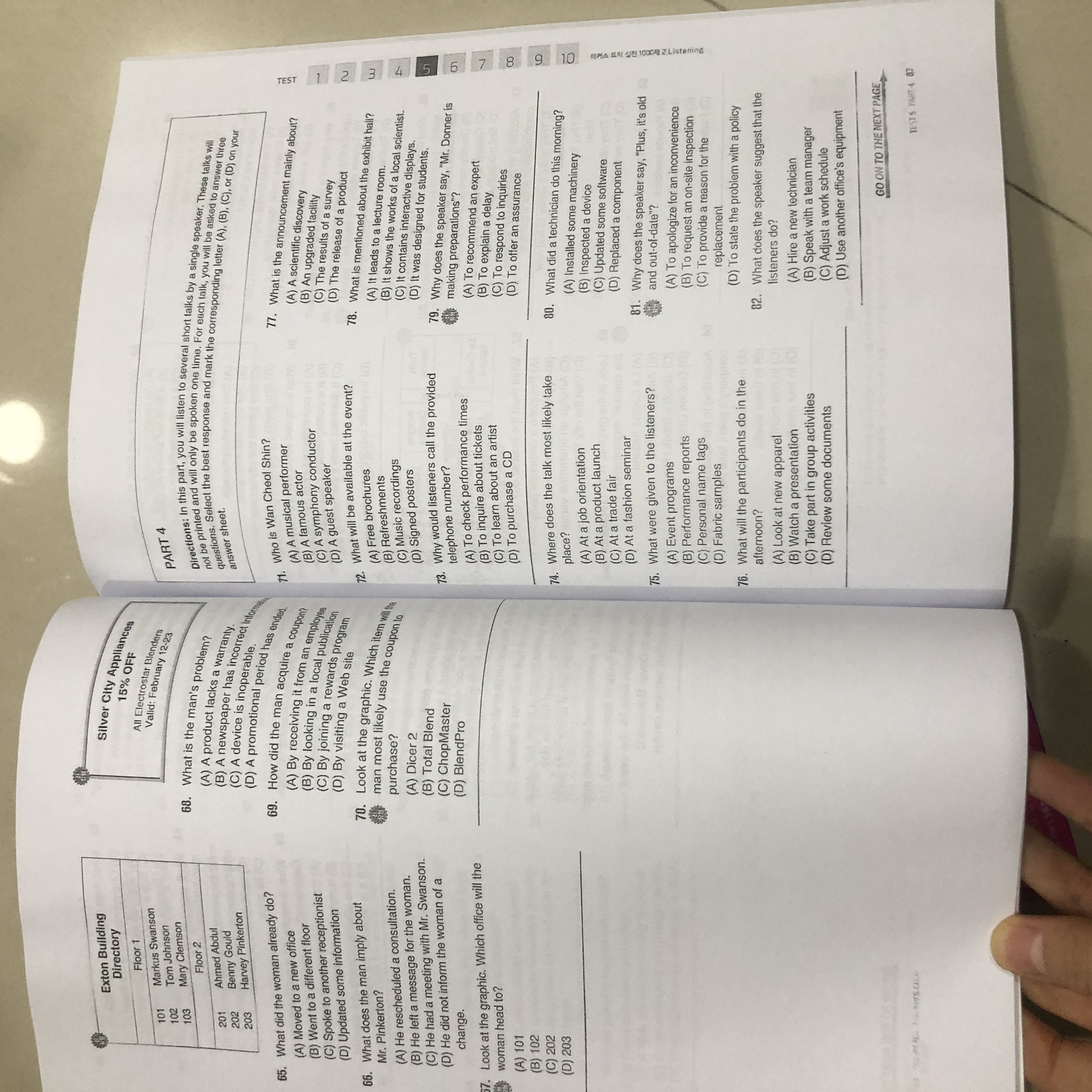 Sách Hacker TOEIC 2 (File nghe và đáp án gửi qua mail)
