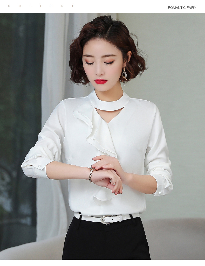 ÁO SƠ MI CỔ BÈO GIỌT NƯỚC NGOCTRANSHOP - NT3322