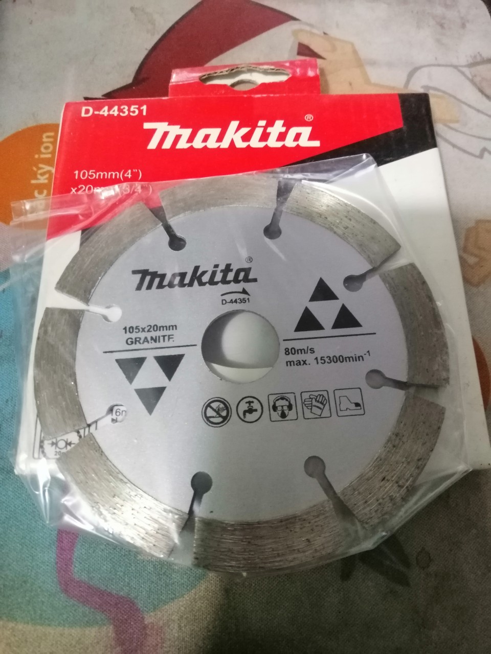 Lưỡi cắt gạch Makita 105mm  D-44351