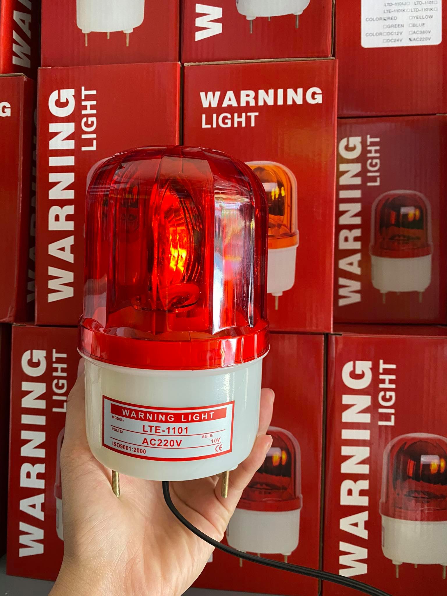 Đèn cảnh báo công trình thi công, đèn led xoay cảnh báo tín hiệu LTE-1101 sử dụng điện 220V