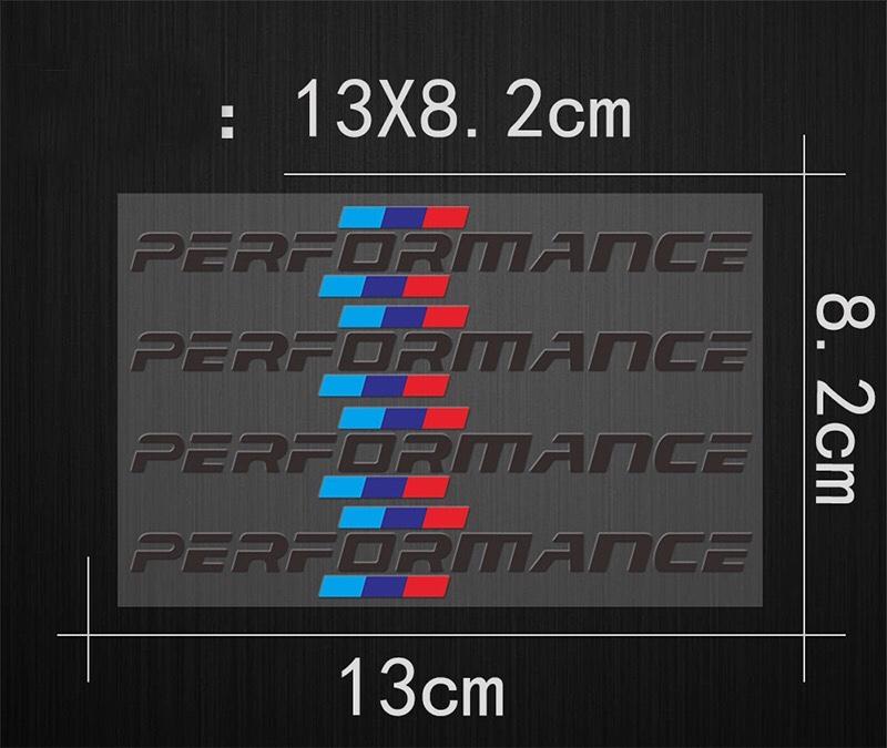 [HCM]Bộ 4 tem dán tay nắm cửa xe ô tô Performance